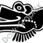 Ehecati Wind Aztec Ancient Logo Symbol (Decal - Sticker)