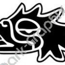 Quauhtli Eagle Aztec Ancient Logo Symbol (Decal - Sticker)