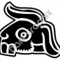 Tochtli Rabbit Aztec Ancient Logo Symbol (Decal - Sticker)