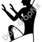 Adore - Hide - Hidden Egyptian Ancient Logo Symbol (Decal - Sticker)