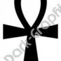 Ankh Symbol of life Egyptian Ancient Logo Symbol (Decal - Sticker)