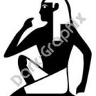 Eat Drink Speak Egyptian Ancient Logo Symbol (Decal - Sticker)