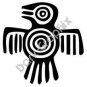 Bird Meso Deko Ancient Logo Symbol (Decal - Sticker)
