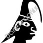 Face Meso Deko Ancient Logo Symbol (Decal - Sticker)