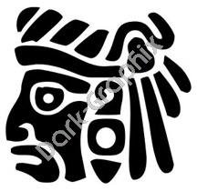 Face 3 Meso Deko Ancient Logo Symbol (Decal - Sticker)