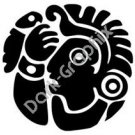Face 5 Meso Deko Ancient Logo Symbol (Decal - Sticker)
