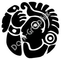 Face 5 Meso Deko Ancient Logo Symbol (Decal - Sticker)
