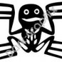 Frog Meso Deko Ancient Logo Symbol (Decal - Sticker)