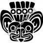 Jaguar Head Meso Deko Ancient Logo Symbol (Decal - Sticker)