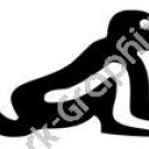 Monkey Meso Deko Ancient Logo Symbol (Decal - Sticker)
