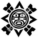 Sun Meso Deko Ancient Logo Symbol (Decal - Sticker)