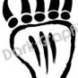 Bear Paw Native American Ancient Logo Symbol (Decal - Sticker)