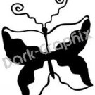 Butterfly Native American Ancient Logo Symbol (Decal - Sticker)