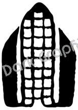 Maize Native American Ancient Logo Symbol (Decal - Sticker)