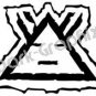Morning Star Native American Ancient Logo Symbol (Decal - Sticker)
