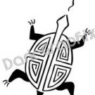 Turtle Native American Ancient Logo Symbol (Decal - Sticker)