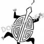 Turtle Native American Ancient Logo Symbol (Decal - Sticker)