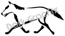 Wolf Native American Ancient Logo Symbol (Decal - Sticker)