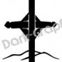 Hispanic Cross Southwest Ancient Logo Symbol (Decal - Sticker)