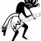 Kolopelli Southwest Ancient Logo Symbol (Decal - Sticker)