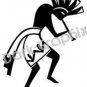 Kolopelli Southwest Ancient Logo Symbol (Decal - Sticker)