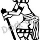 Pueblo Dancer Southwest Ancient Logo Symbol (Decal - Sticker)