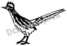 Road Runner Southwest Ancient Logo Symbol (Decal - Sticker)