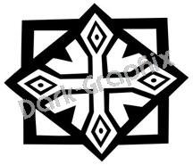 Southwest 8 Ancient Logo Symbol (Decal - Sticker)