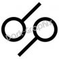 Day Night Astronomy Logo Symbol (Decal - Sticker)