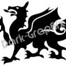 Dragon 14 Fantasy Logo Symbol (Decal - Sticker)