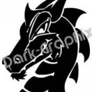 Dragon 15 Fantasy Logo Symbol (Decal - Sticker)