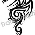 Dragon 20 Fantasy Logo Symbol (Decal - Sticker)