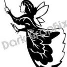 Fairy 2 Mythical Fantasy Logo Symbol (Decal - Sticker)
