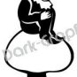 Gnome Mythical Fantasy Logo Symbol (Decal - Sticker)