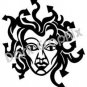 Medusa Mythical Fantasy Logo Symbol (Decal - Sticker)