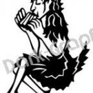 Satyr Mythical Fantasy Logo Symbol (Decal - Sticker)