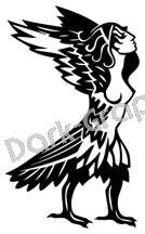 Siren Mythical Fantasy Logo Symbol (Decal - Sticker)