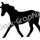 Unicorn 2 Fantasy Logo Symbol (Decal - Sticker)