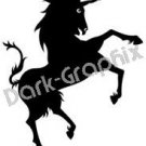 Unicorn 3 Fantasy Logo Symbol (Decal - Sticker)