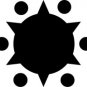 Crop Circle 4 Alien Fantasy Logo Symbol (Decal - Sticker)