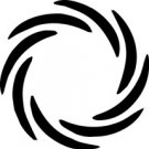 Crop Circle 6 Alien Fantasy Logo Symbol (Decal - Sticker)