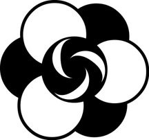 Crop Circle 8 Alien Fantasy Logo Symbol (Decal - Sticker)