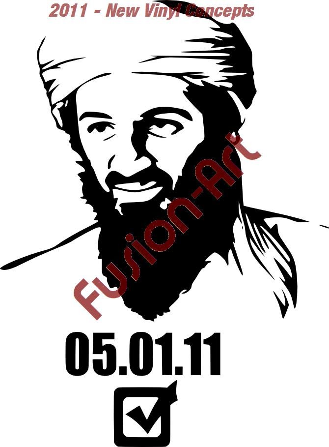 Bin Laden 5-01-2011 Killed (Decal - Sticker)