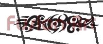 Tribal Tattoo Design Element Style 14 (Decal - Sticker)
