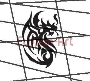 Tribal Tattoo Design Element Style 32 (Decal - Sticker)