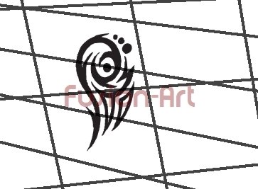 Tribal Tattoo Design Element Style 33 (Decal - Sticker)