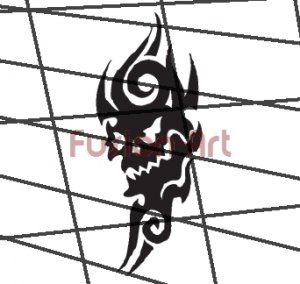 Tribal Tattoo Design Element Style 39 (Decal - Sticker)