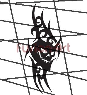 Tribal Tattoo Design Element Style 40 (Decal - Sticker)