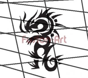Tribal Tattoo Design Element Style 41 (Decal - Sticker)