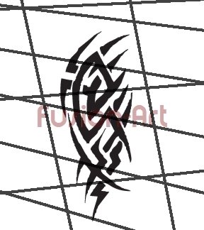 Tribal Tattoo Design Element Style 43 (Decal - Sticker)